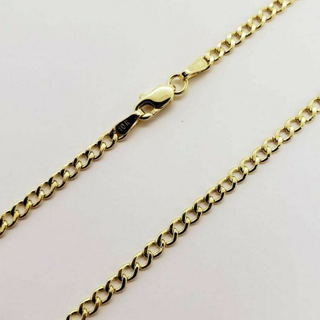 Solid 10k Diamond Cut 2.5mm 20" Necklace